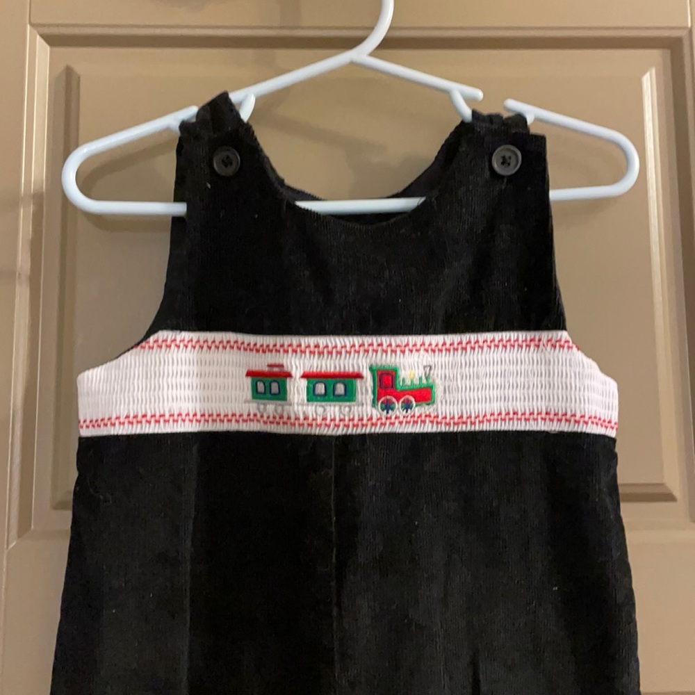 Boys smocked overalls | size 24 mo.